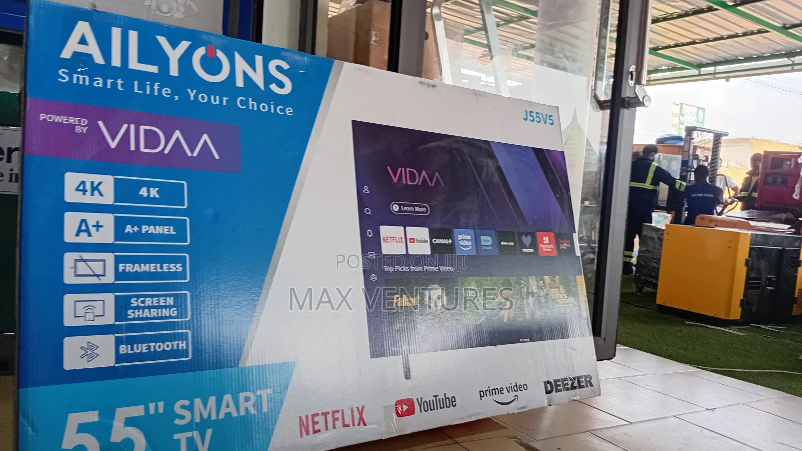 Deezer Ailyons 55inches Smart Android Gen Z Luxury 55 Inches Uhd