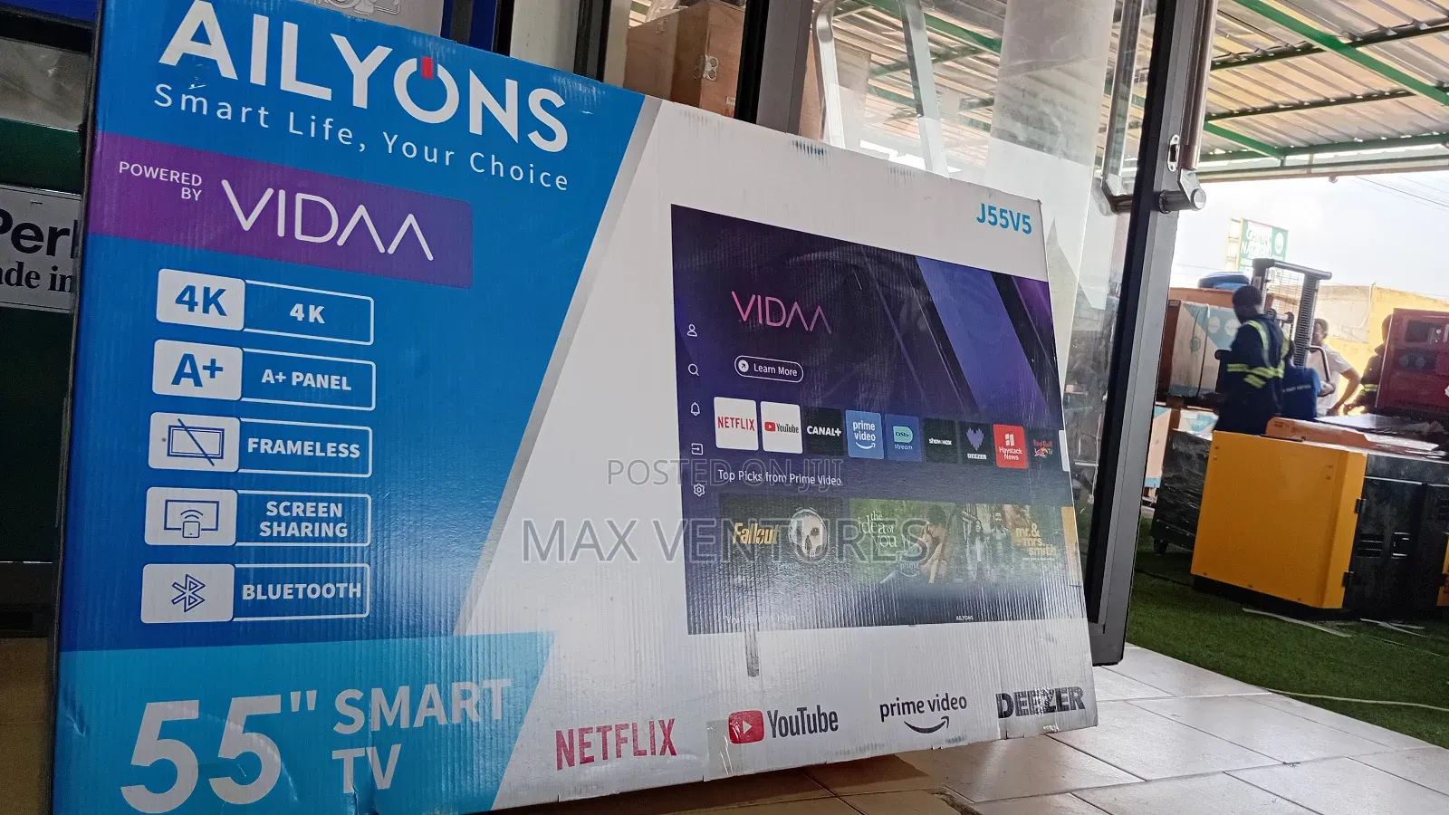 Deezer Ailyons 55inches Smart Android Gen Z Luxury 55 Inches Uhd
