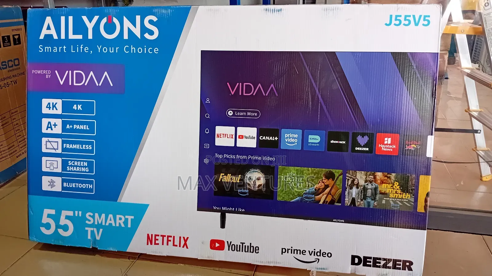 Smart Life Smart Choice 55" Ailyons Digital Satellite Television