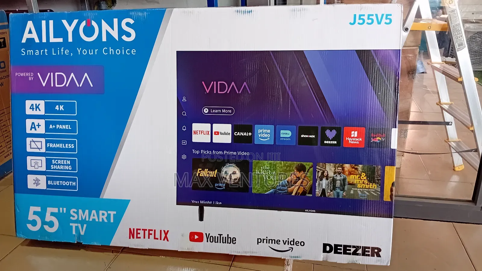 Smart Life Smart Choice 55" Ailyons Digital Satellite Television