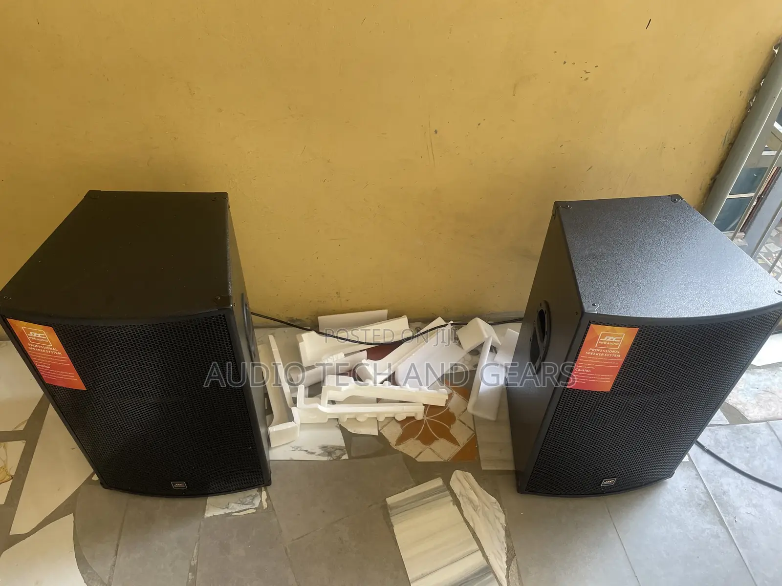 Jac 15 Inches Half Range Speakers With (Stand Pair)
