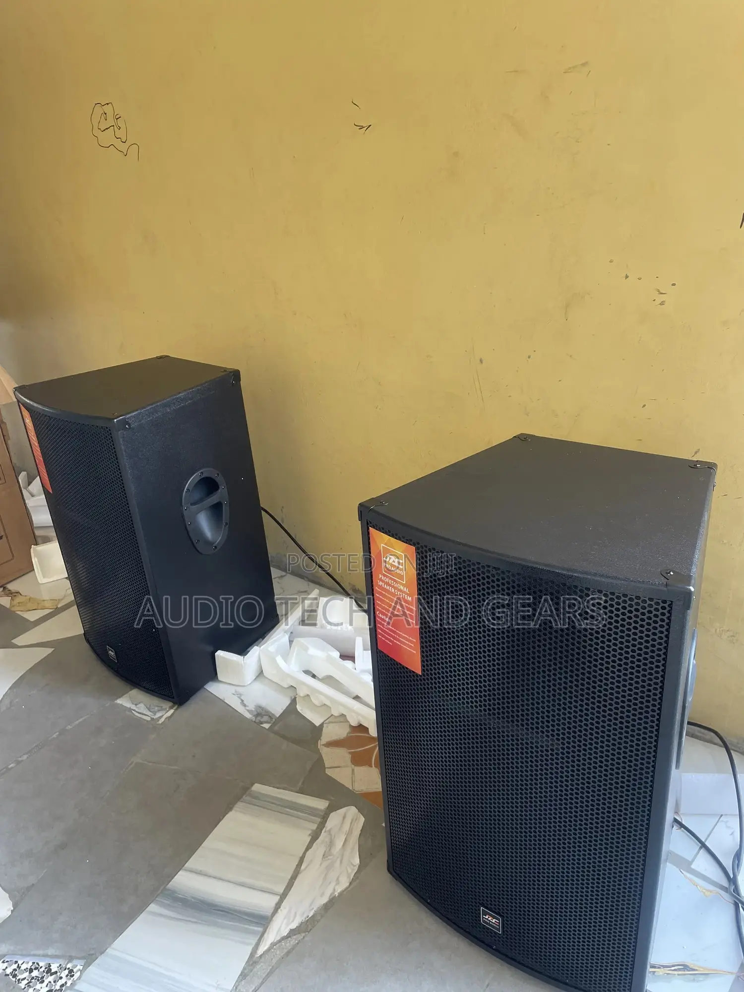 Jac 15 Inches Half Range Speakers With (Stand Pair)