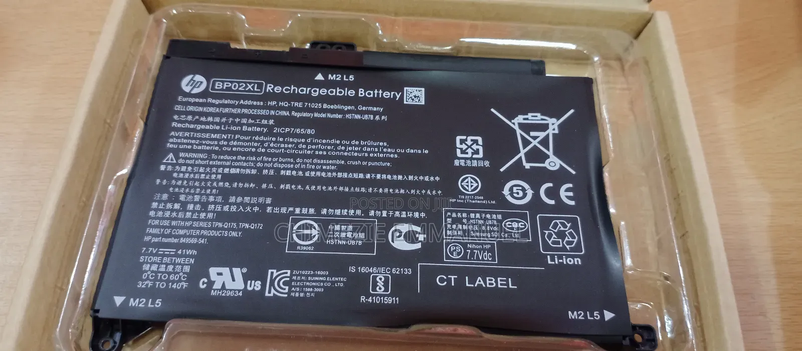 Hp Battery Bpo2xl Original