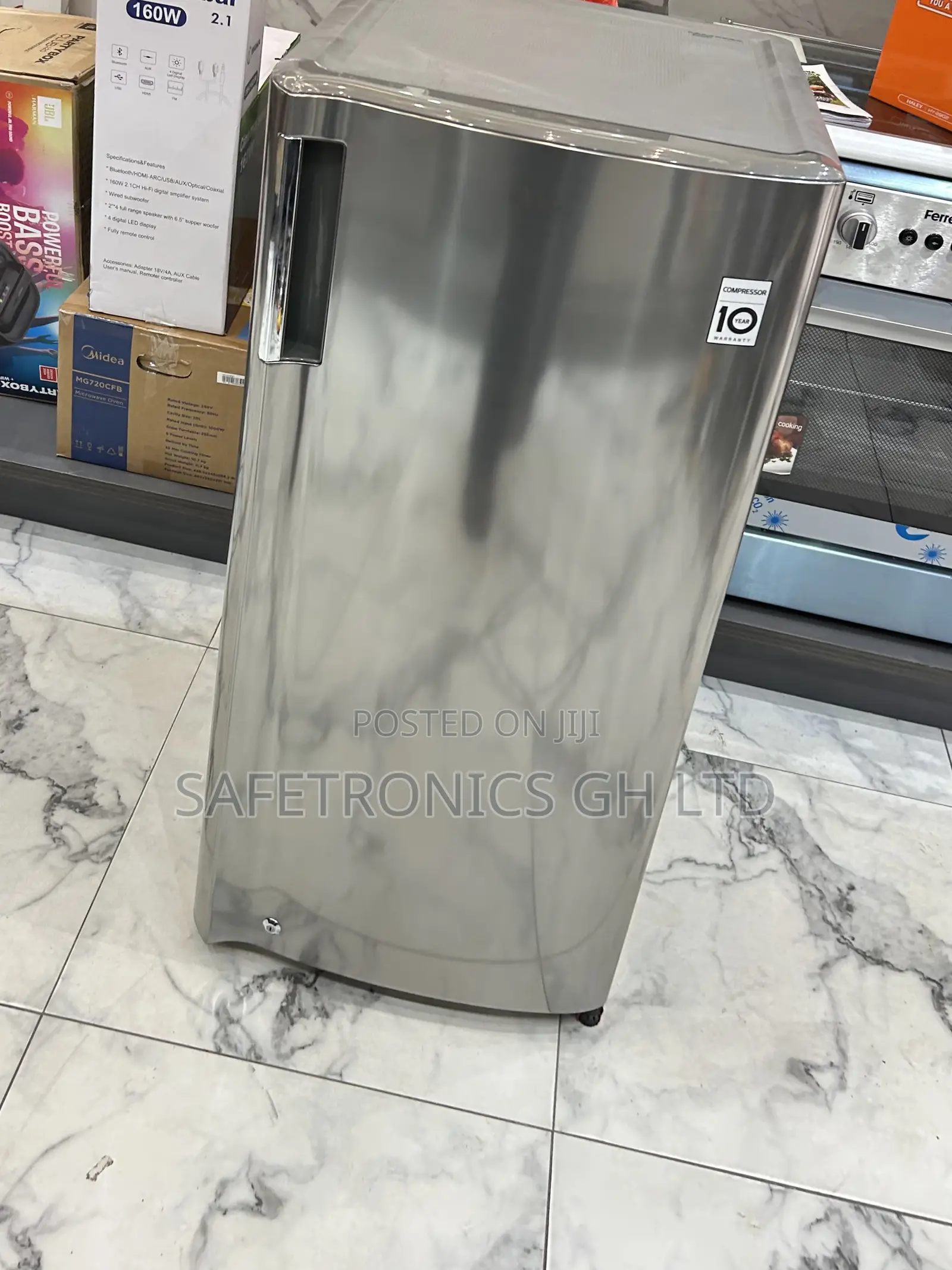 Get Elegant Lg 169 Liters 1 Door Electric (Gn-Y201sls) Fridge