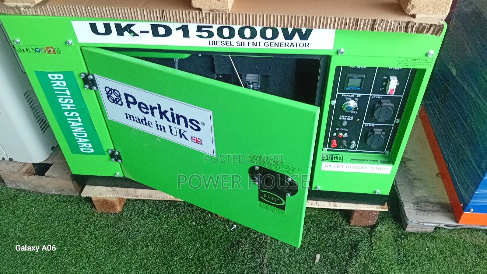 Heavy-Duty Perkins 15kw Soundproof Diesel Generator