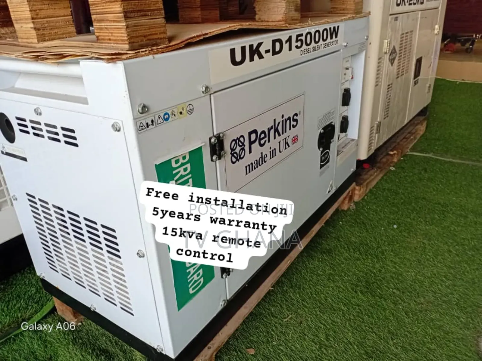 **Perkins 15kva Diesel Generator – Remote Start, Fuel Efficient