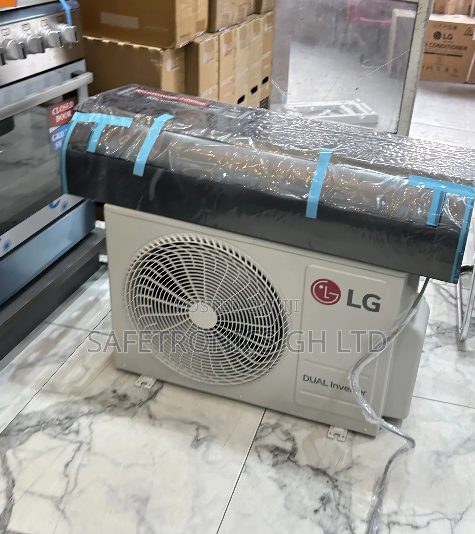 Lg Energy Saving Ac 1.5hp (S4-Q12jartb) Black Smart Dual Inverter Ac