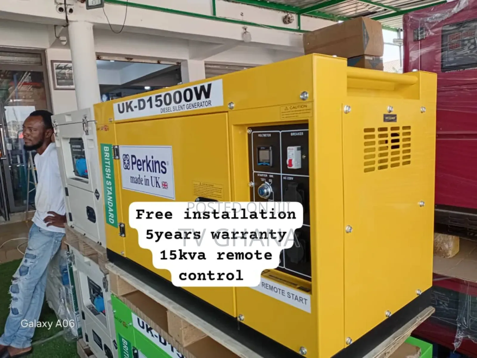 Perkins 15kva Diesel Generator – Remote Controlled Performance