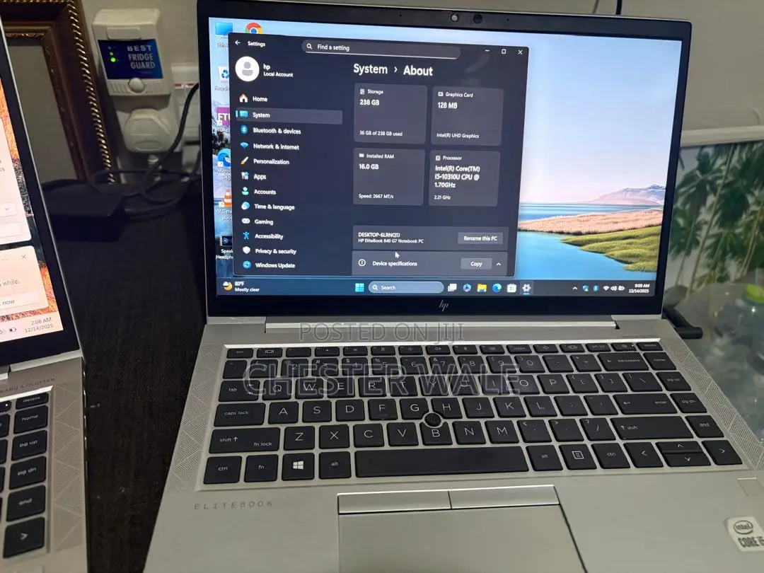 Laptop HP EliteBook 840 G7 16GB Intel Core I5 HDD+SSD 256GB