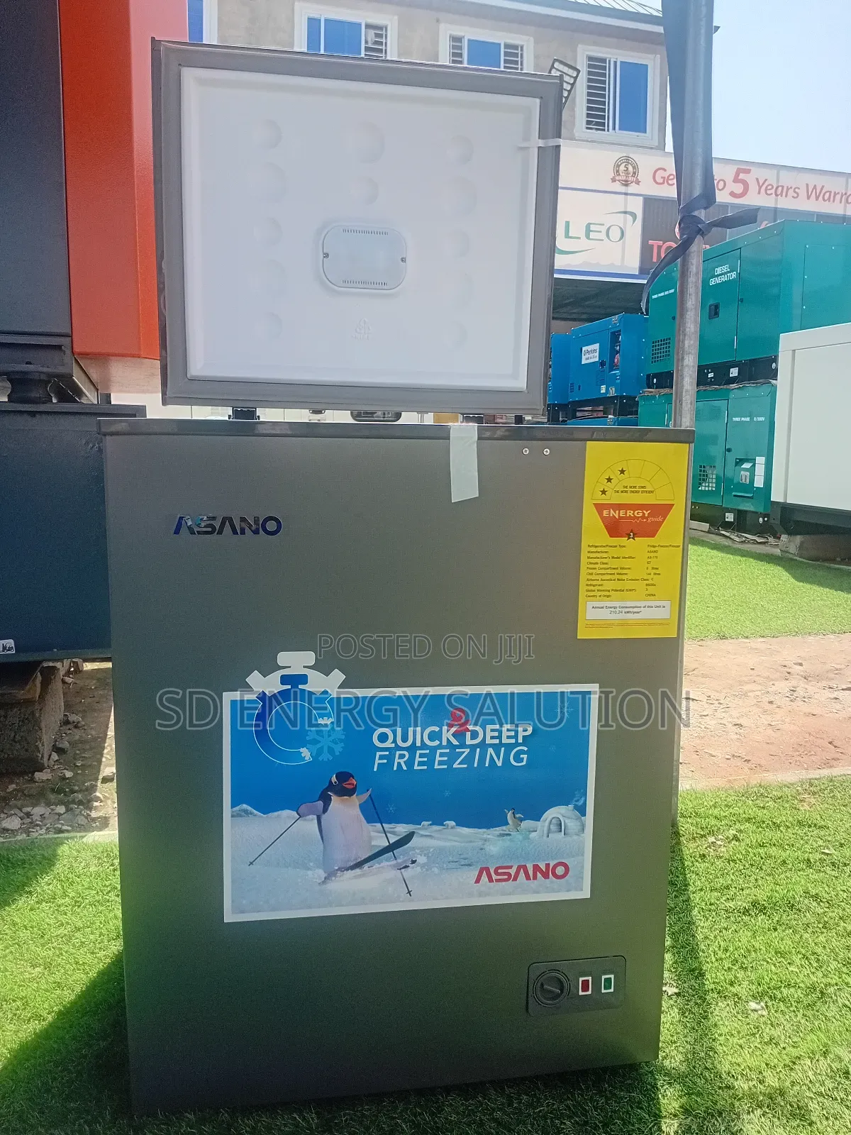 Long-Lasting Freeze Asano 144l Freezer