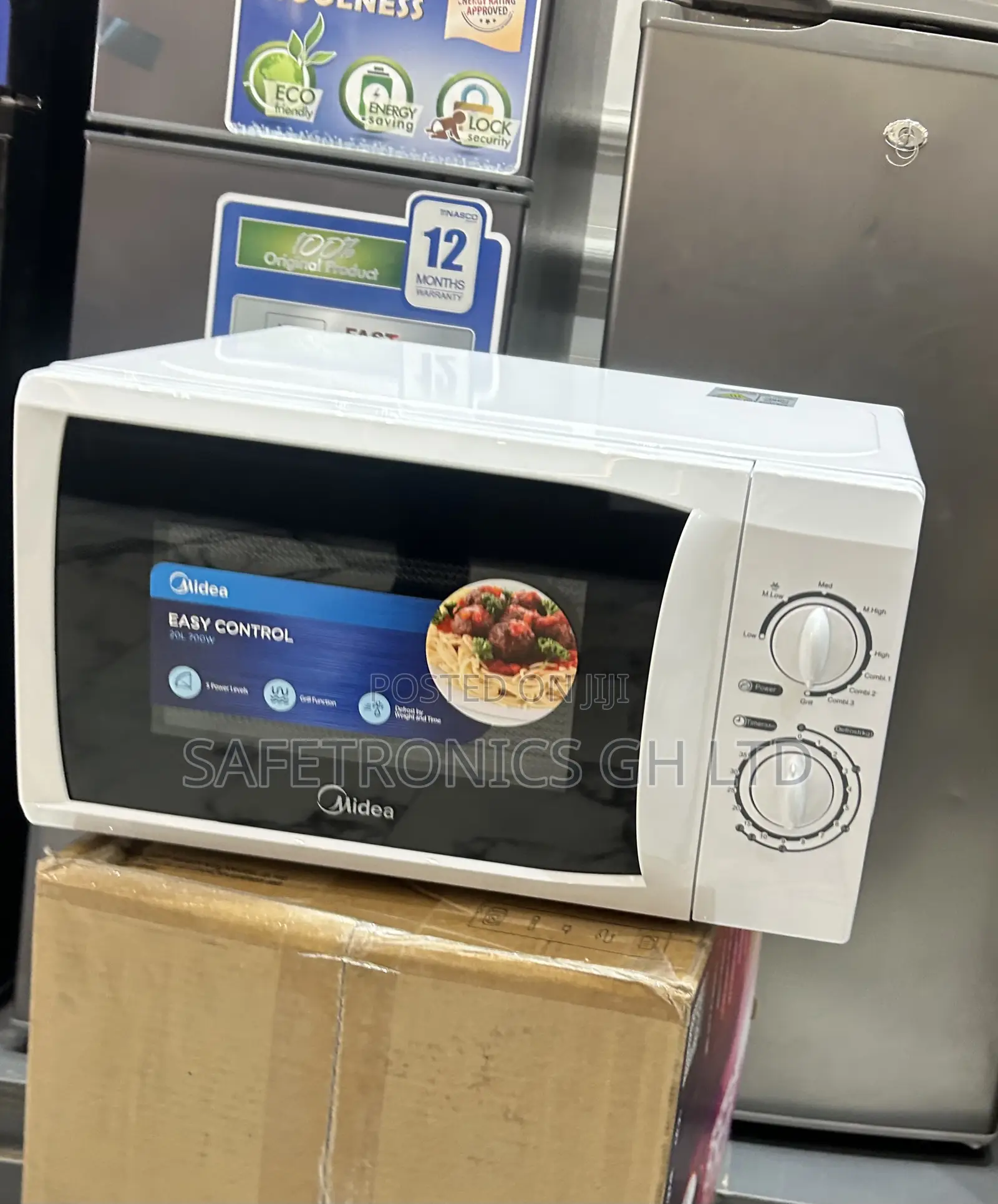 Reliable Sealed White Midea 20 Liters Countertop Microwave Oven