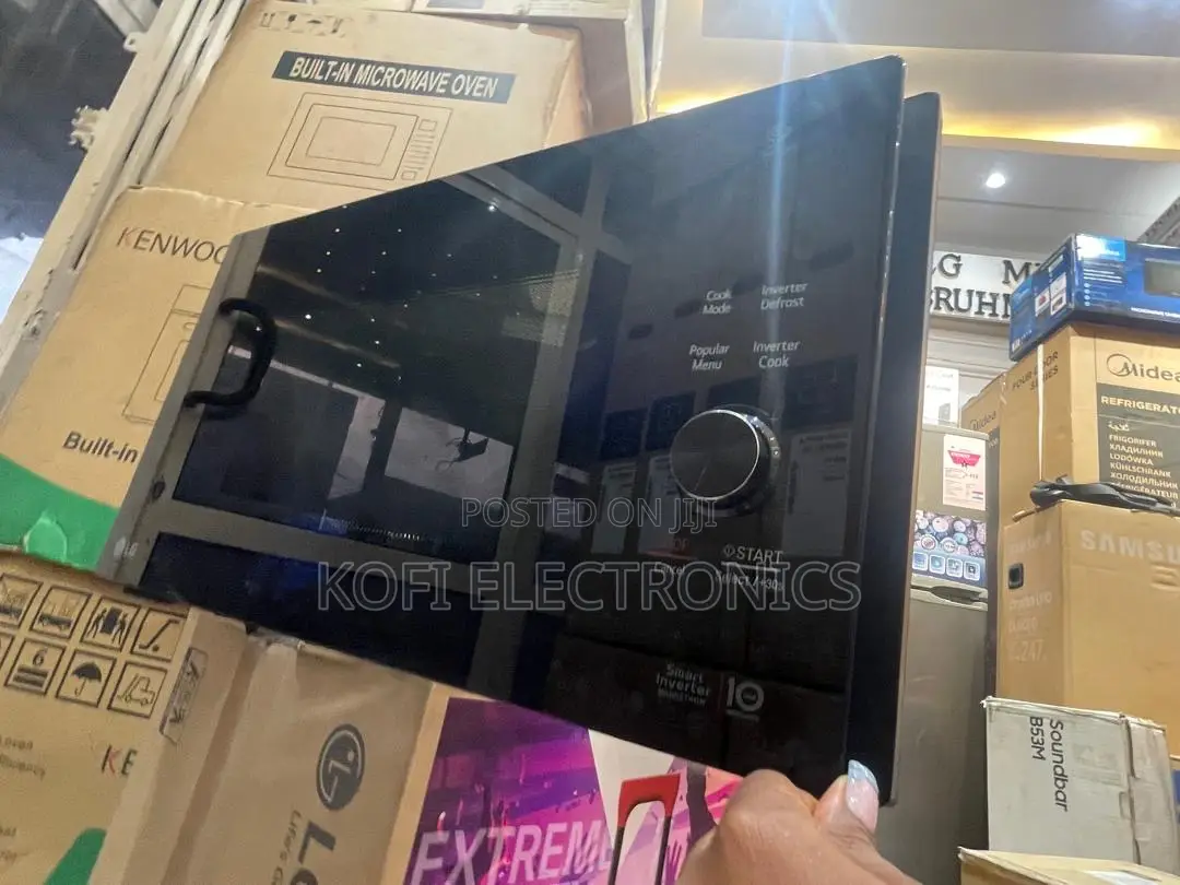 Lg 42l Primeheat Black Microwave