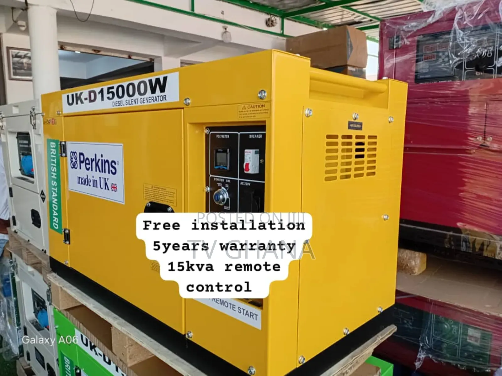Perkins 15kva Diesel Generator – Comfort Remote Control