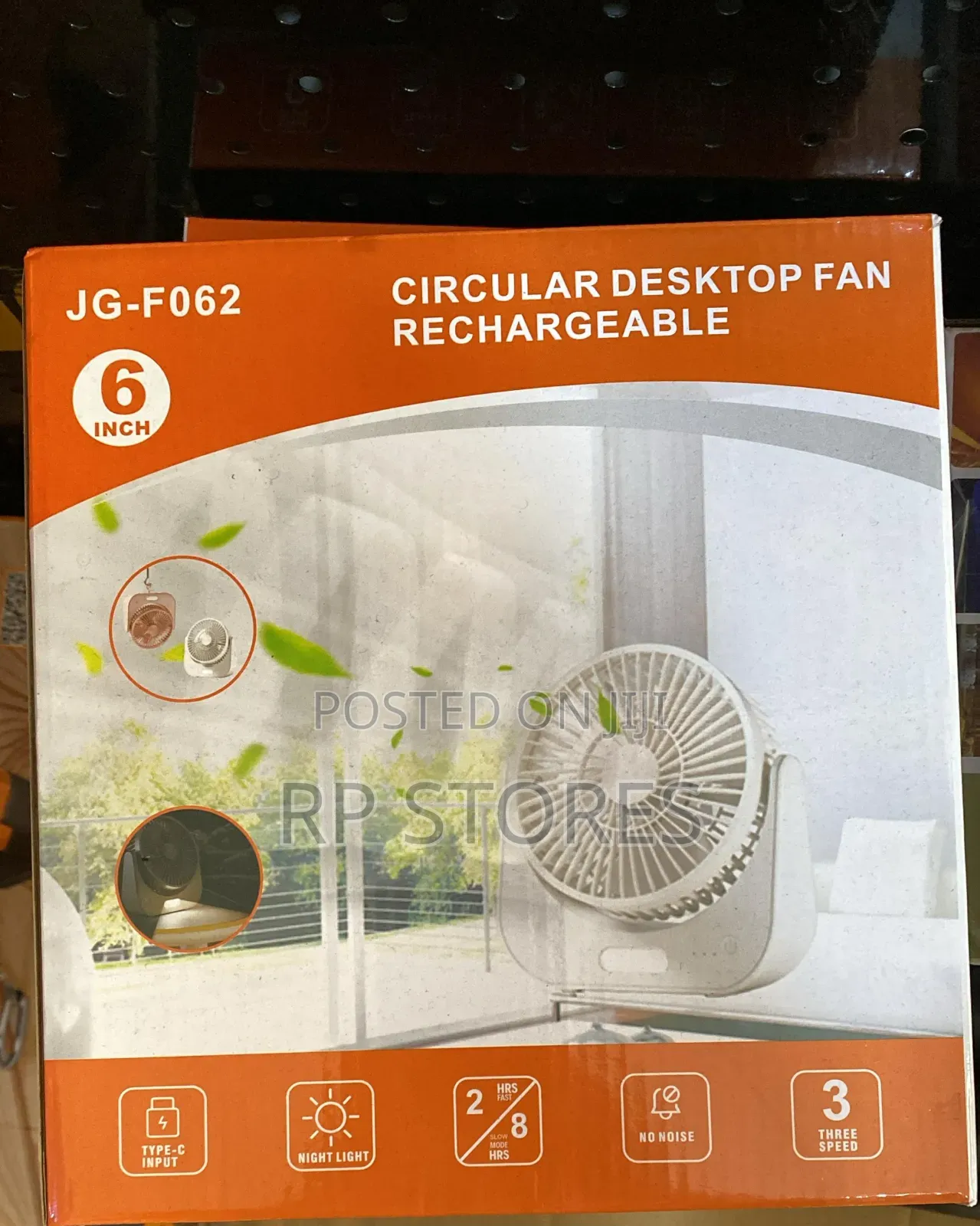 Ecoolmax Rechargeable Fan