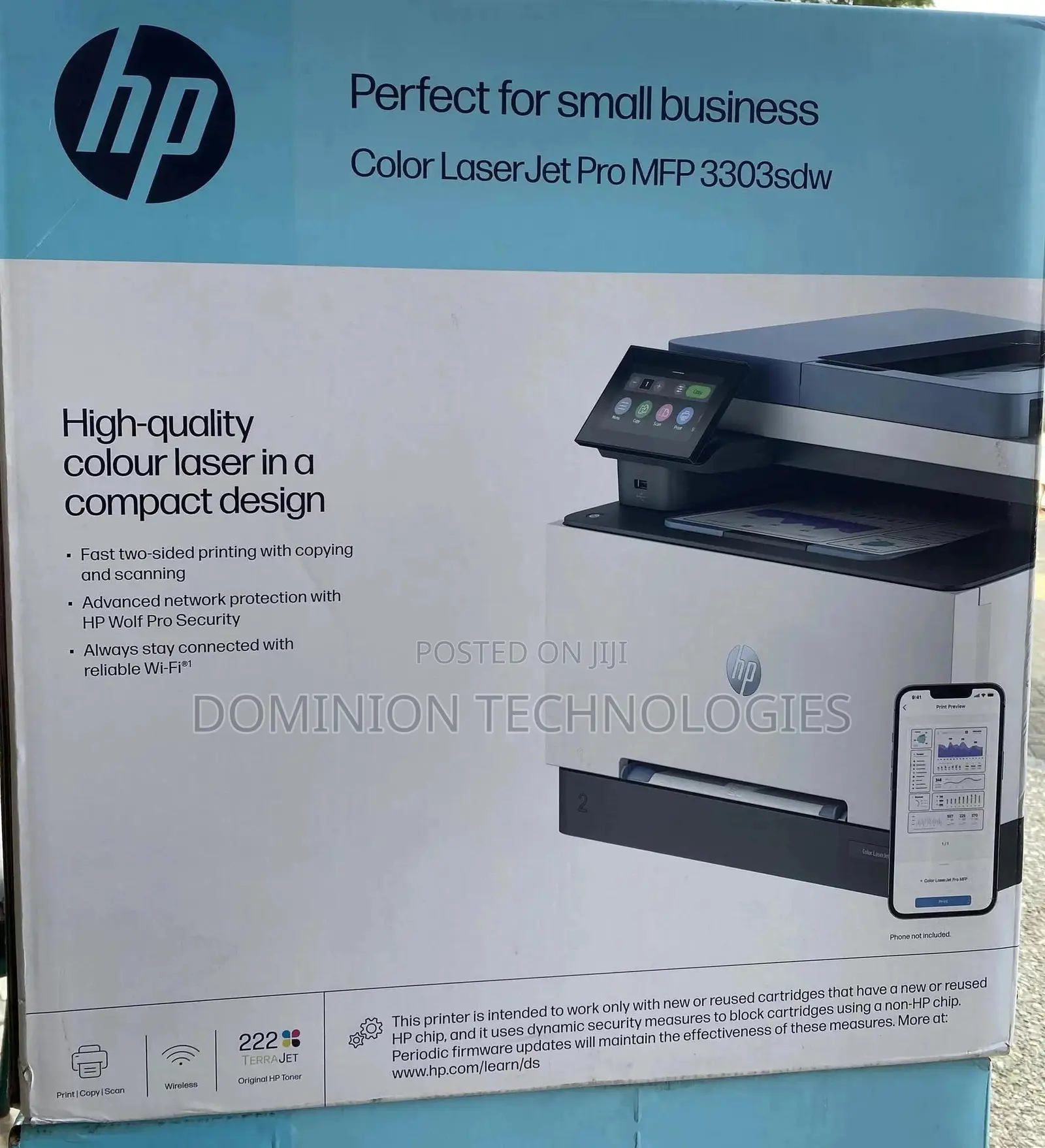 Hp Color Lasrjet Pro Mfp 3303sdw Printer / Print/Scan/Copy