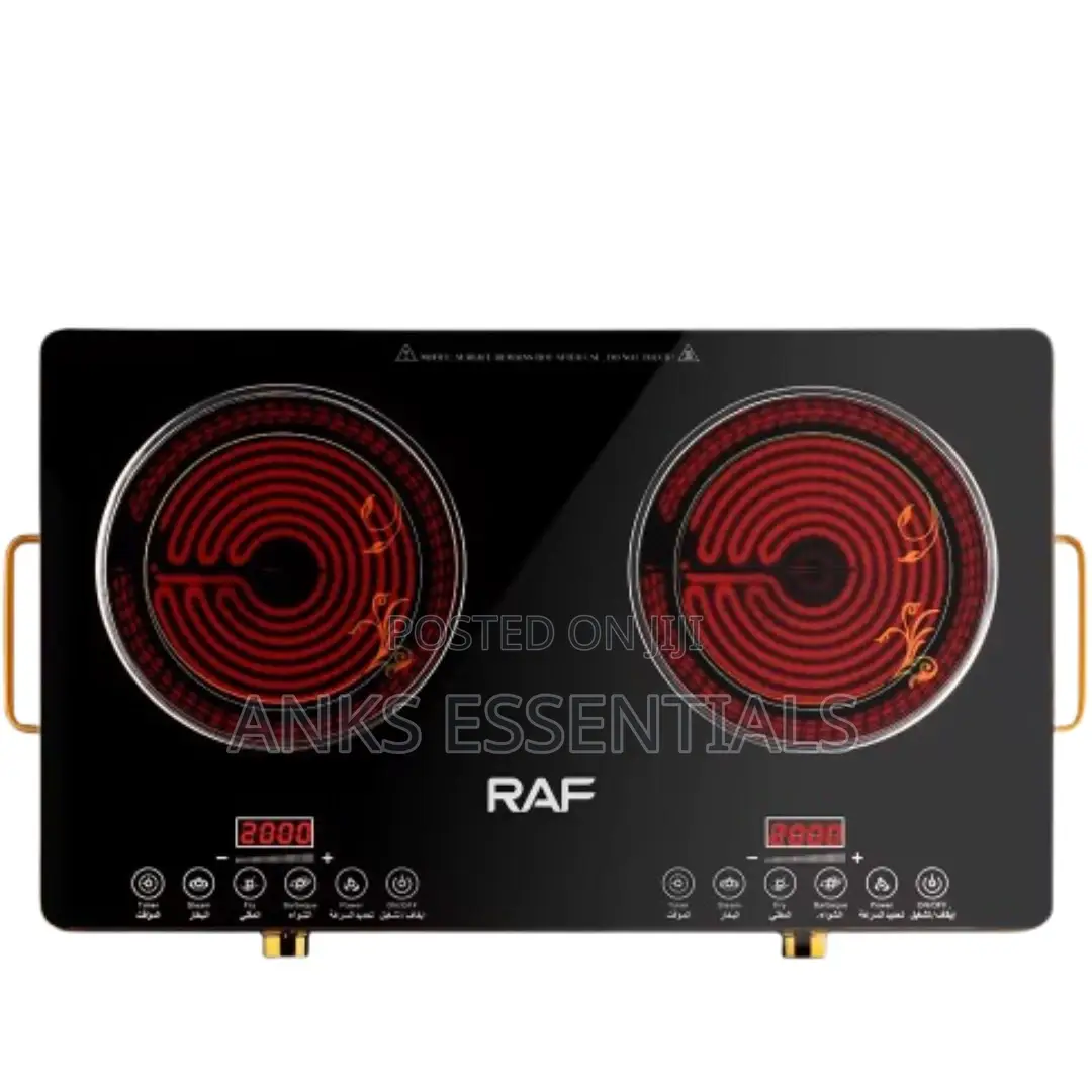 Raf Infrared Double Cooker 3500w – Modern Kitchen Appliance