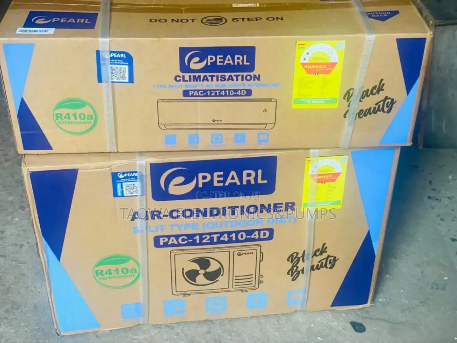 2-Star Pearl. Black 1.5hp Air Conditioner