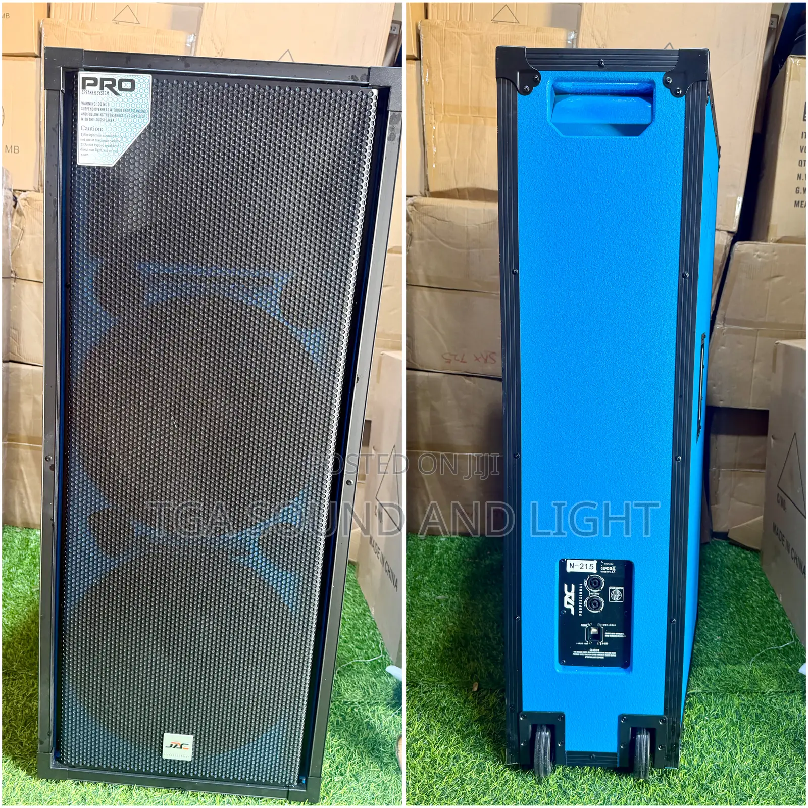 Jac N-215 Full Range Speakers[Wooden Cabinet]