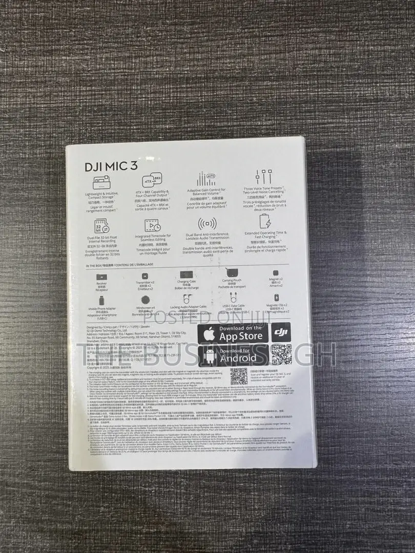Dji Mic 3 Wireless Microphone