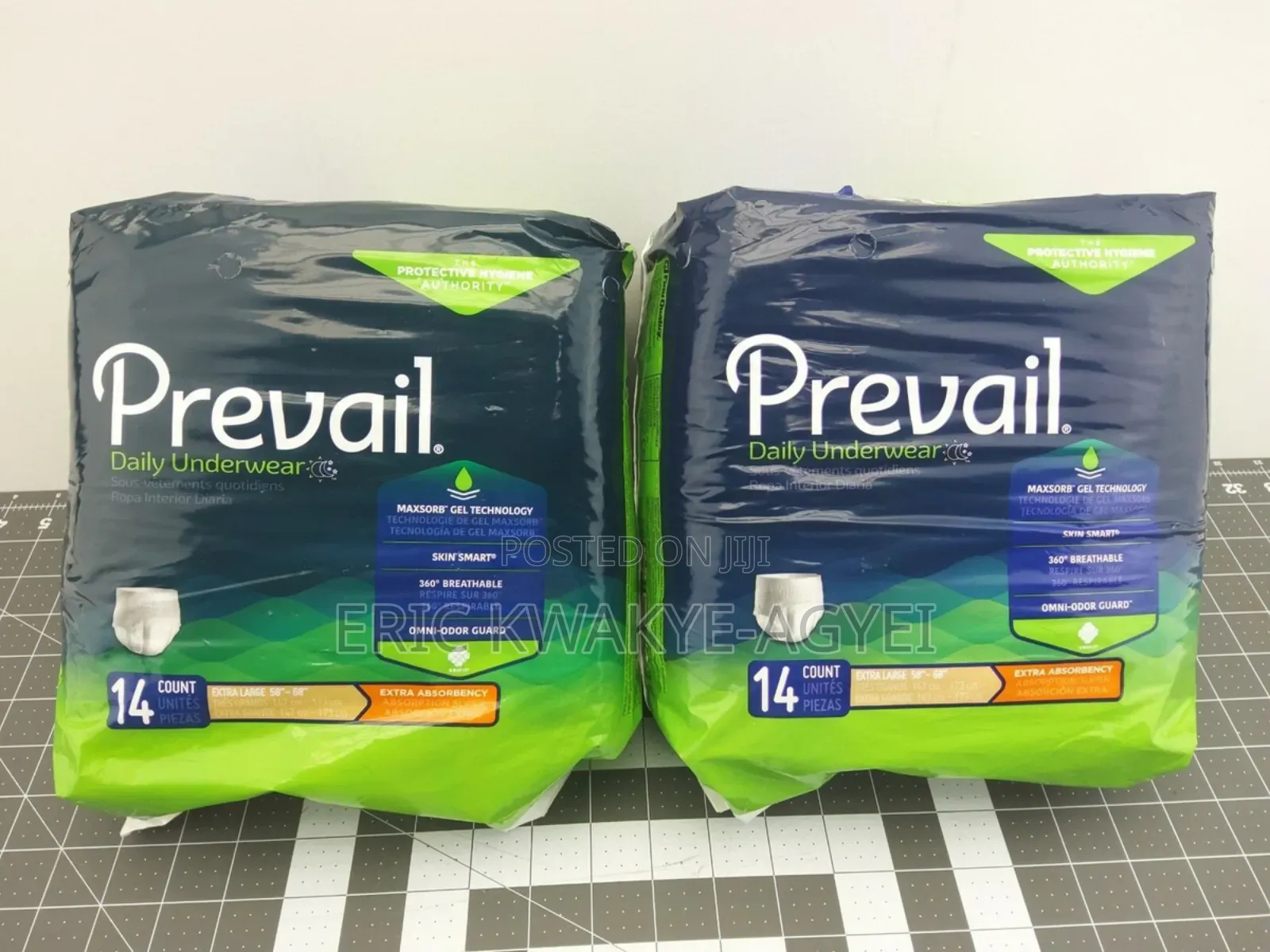 Prevail Underwear, Extra Absorbency, Xl, 54"-64", 14 Count,