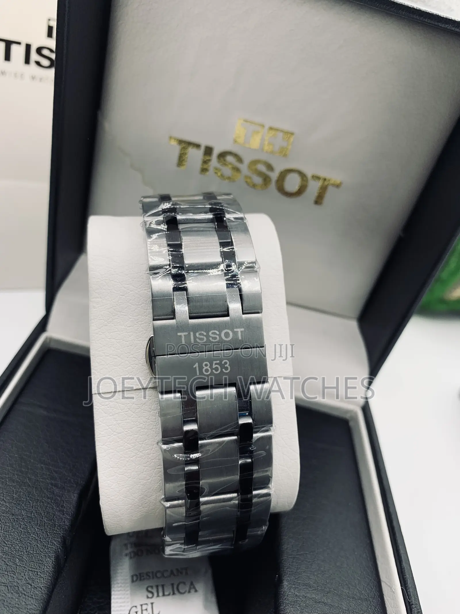 Tissot Chain Chronograph Timepiece ( Silver and Black)