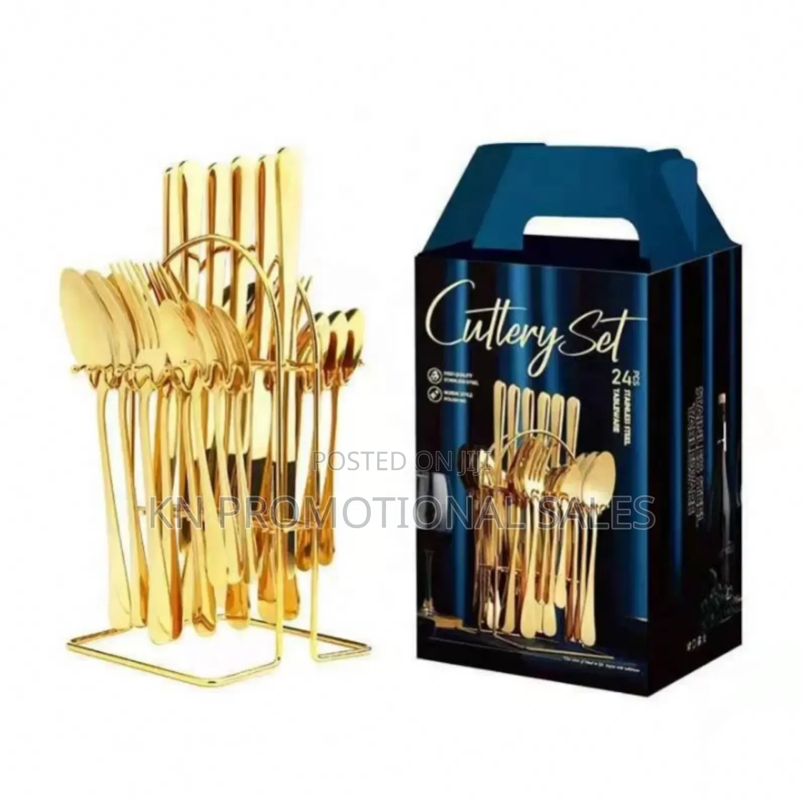 Cutlery Set Gold Plated 24 Set