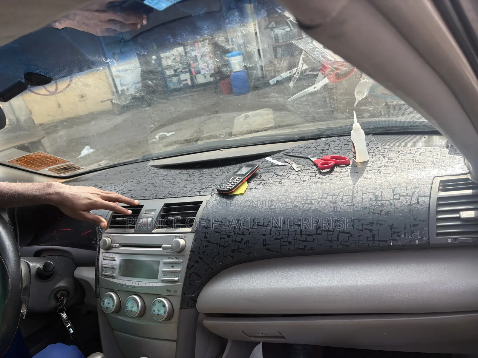 Toyota Camry 2007 2009 2011 Dashboard Sticker Installation