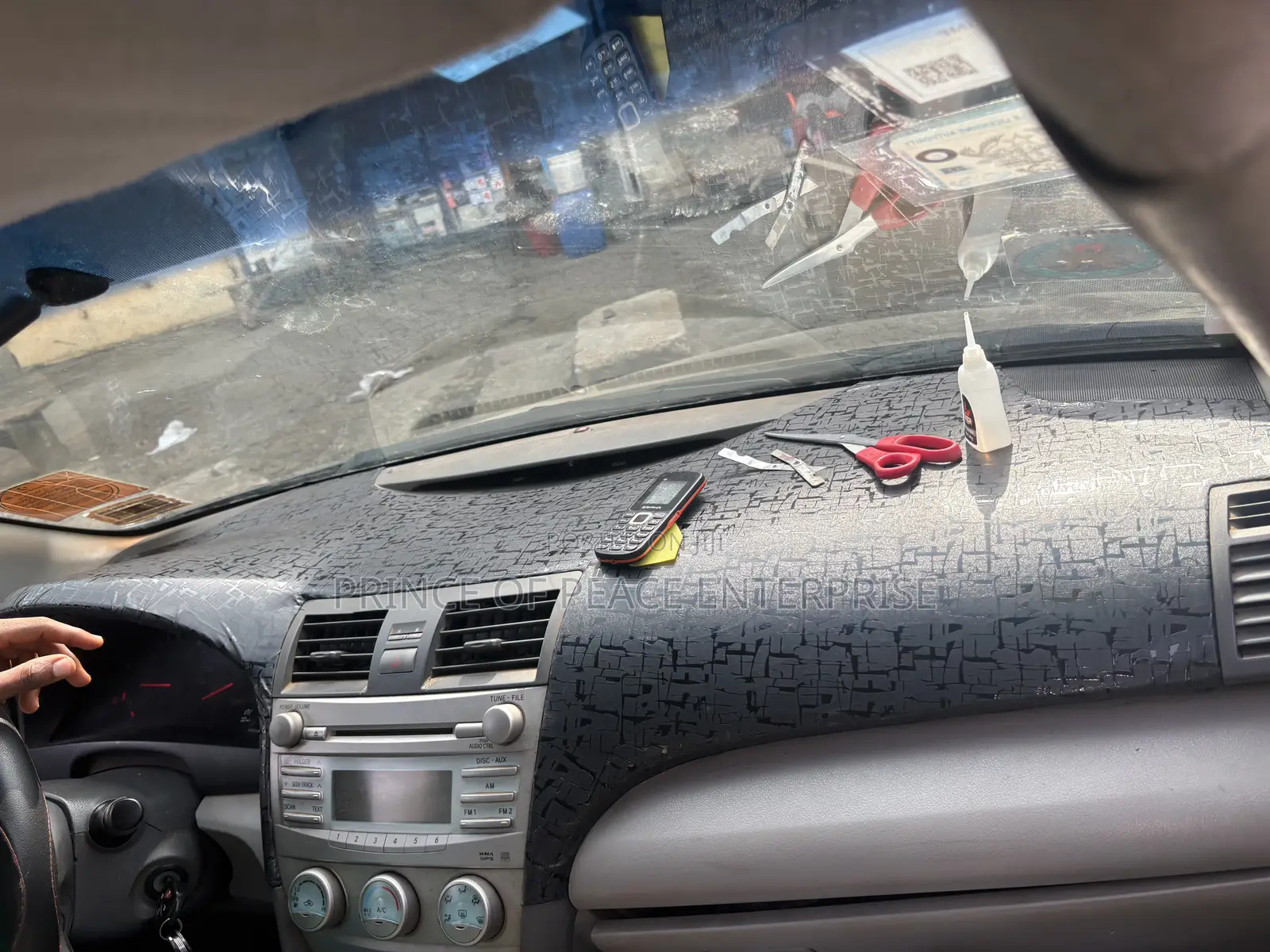 Toyota Camry 2007 2009 2011 Dashboard Sticker Installation
