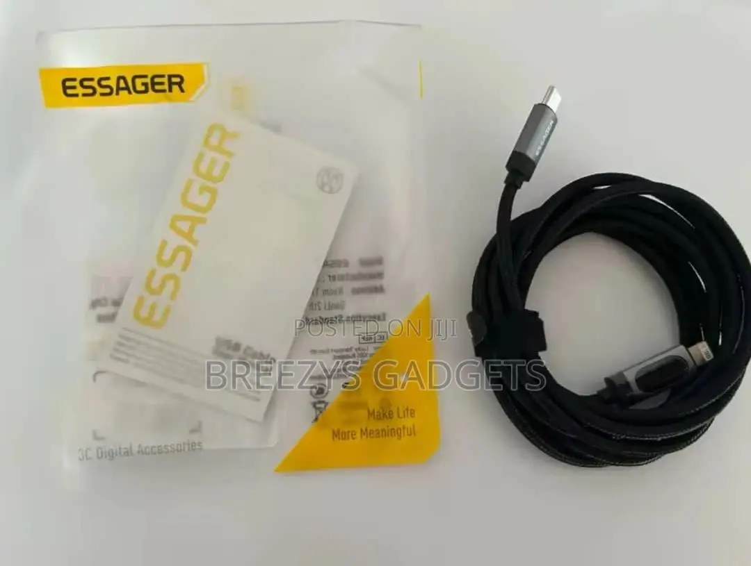 Essager Digital Dispaly USB C Cable for iPhone14 13 12 11 Promax Pd29w