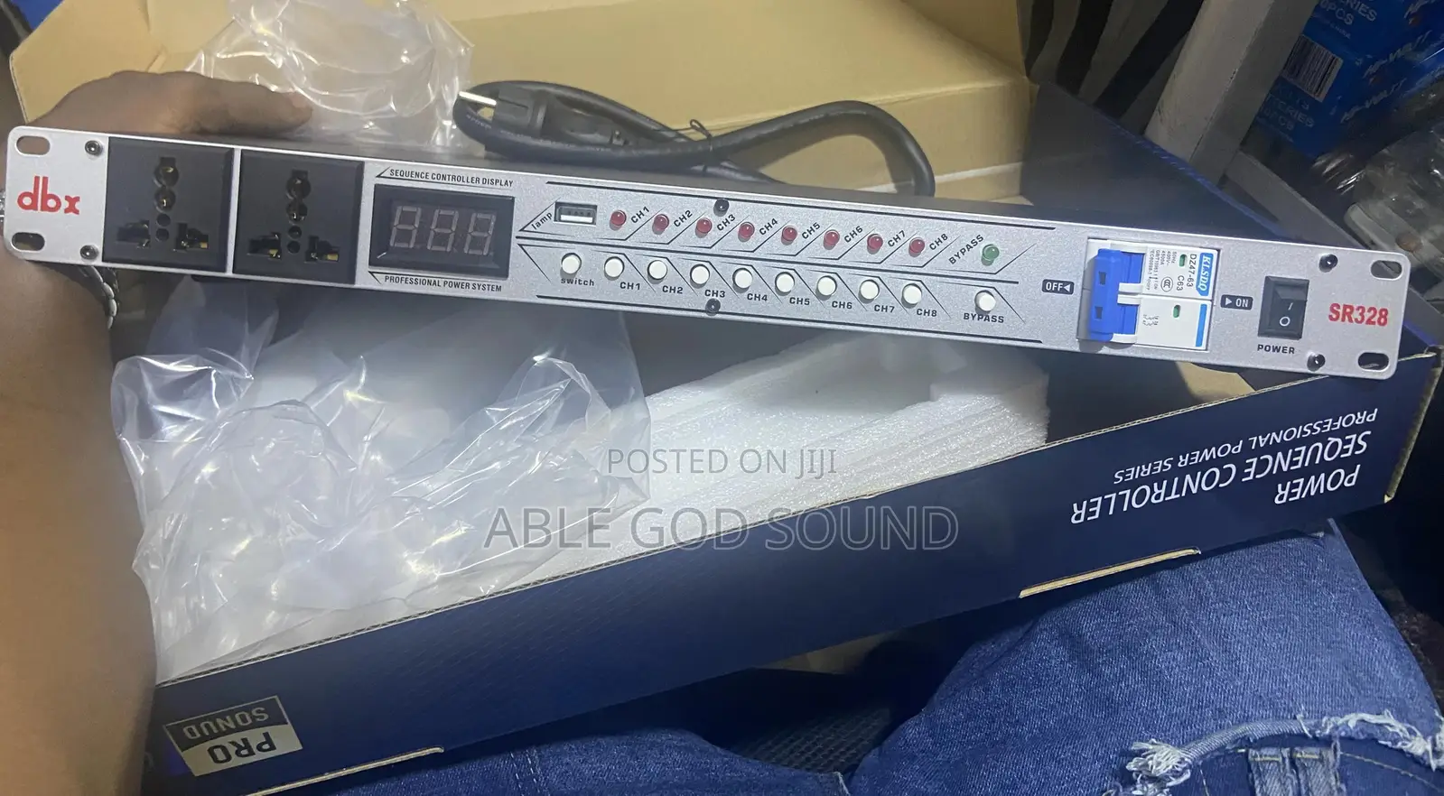 DBX Sr328 Professional Power Sequence With Breaker