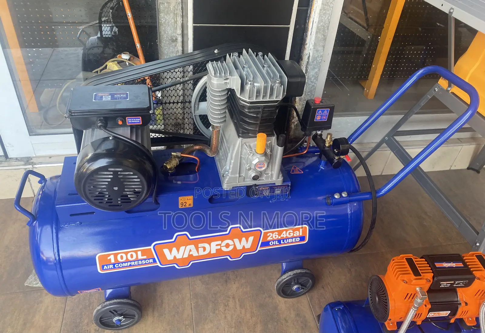 Wadfow 100l Air Compressor