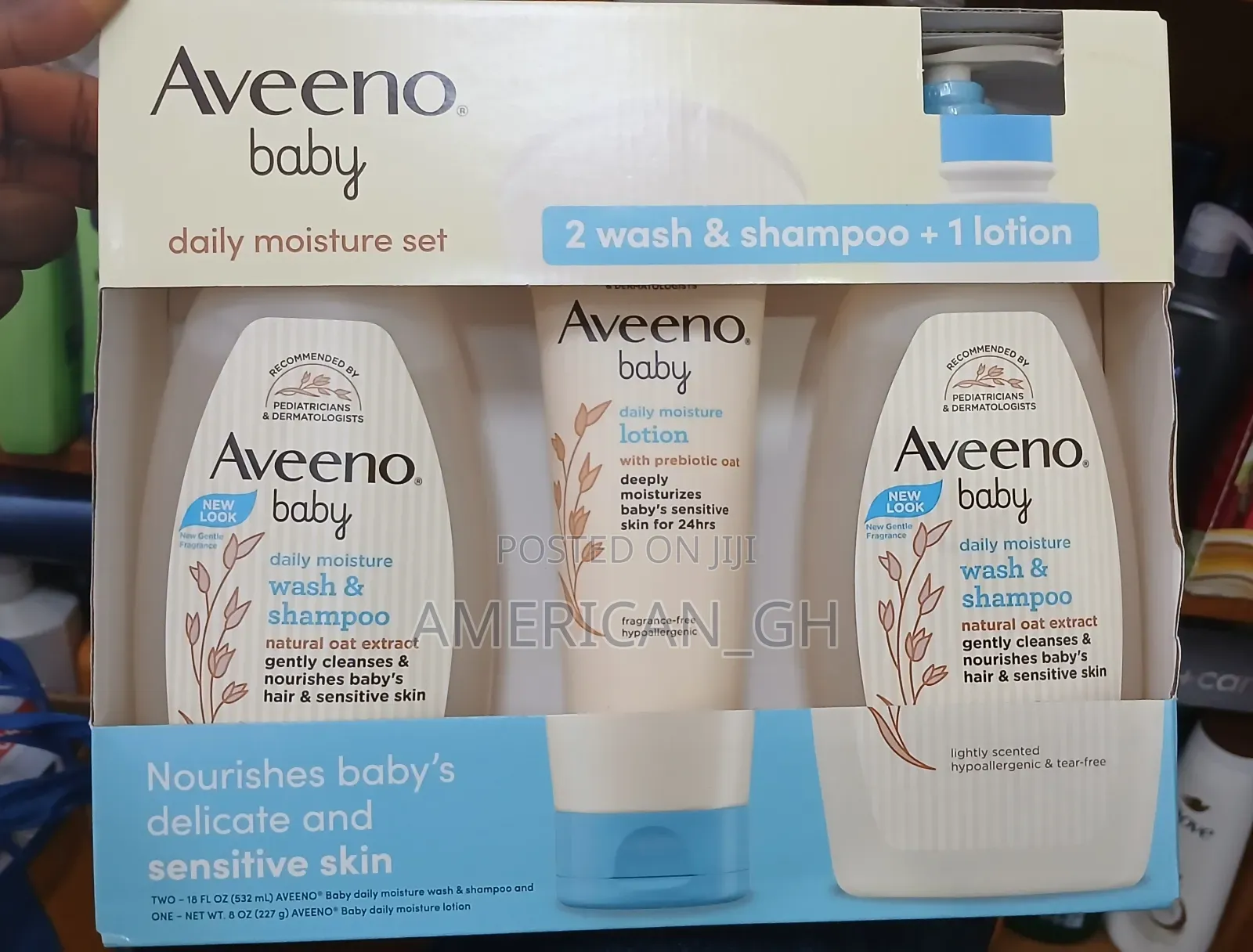 Aveeno Baby 2 Wash(532ml) and 1 Lotion(227g)