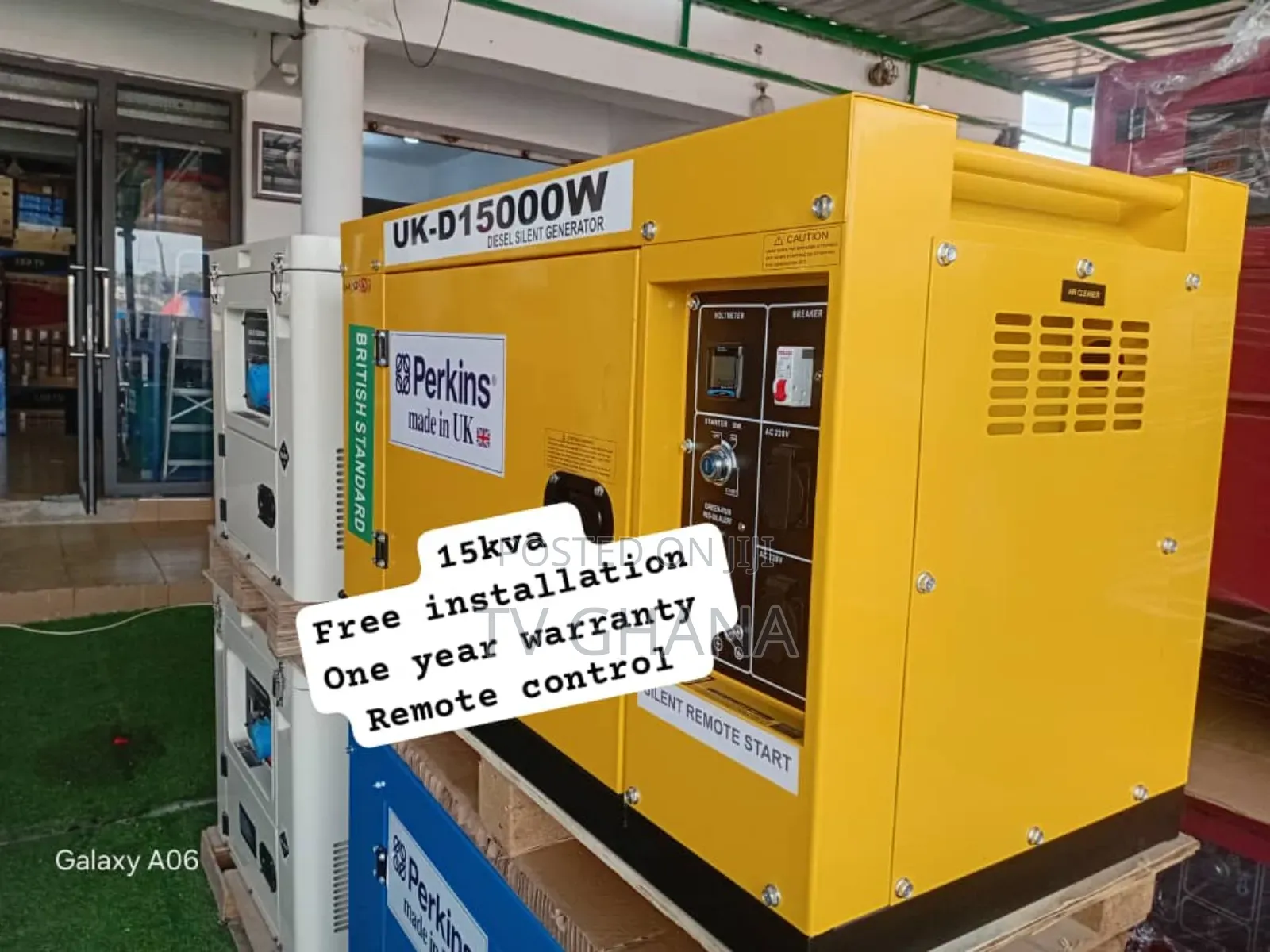 Perkins 15kva Diesel Gen – Easy Remote Start Stop