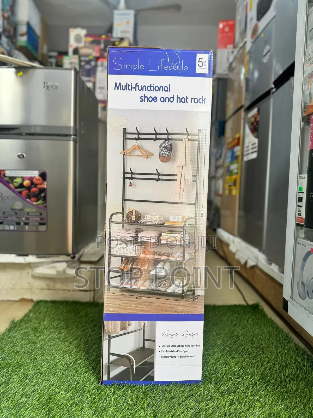 Multifunctional Shoe and Hat Rack