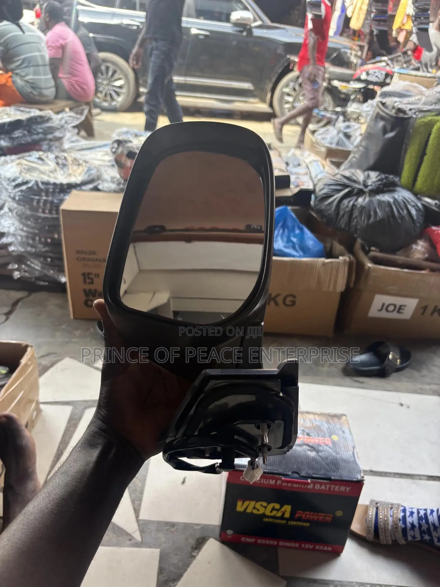 Toyota Vitz 2008 2009 2010 Driving Mirror Manual Fold Passenger Side