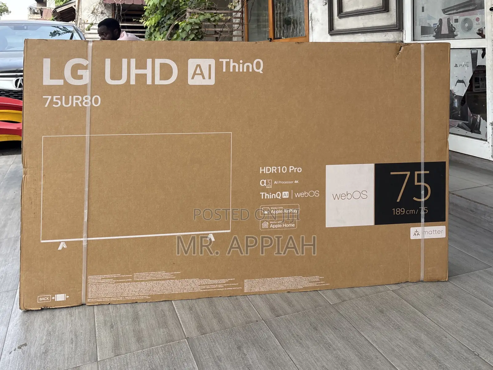 Sealed in Box Lg 75ur78003 75” Uhd Smart Television(Black) 