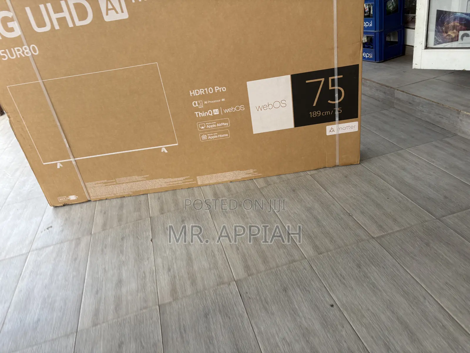 Original Lg 75ur78003 75 Inch Uhd Smart Television(Black) 