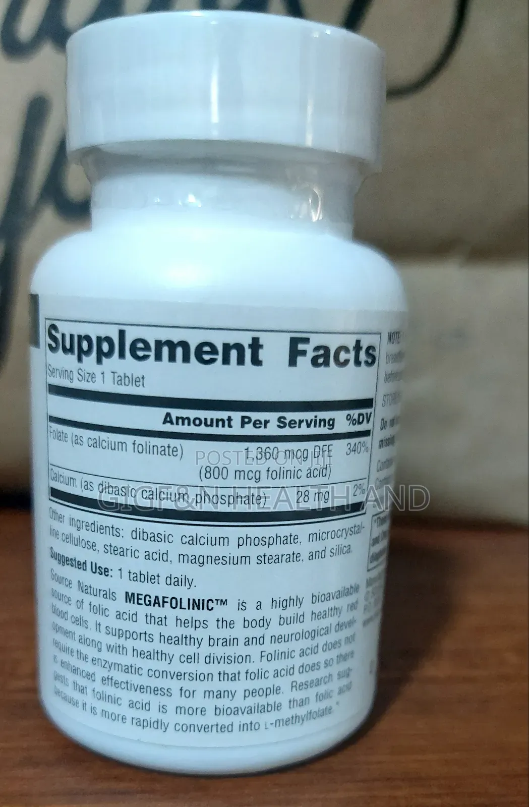 Megafolinic, Bioactive Form of Folicacid(For Brain, Speech Fertility