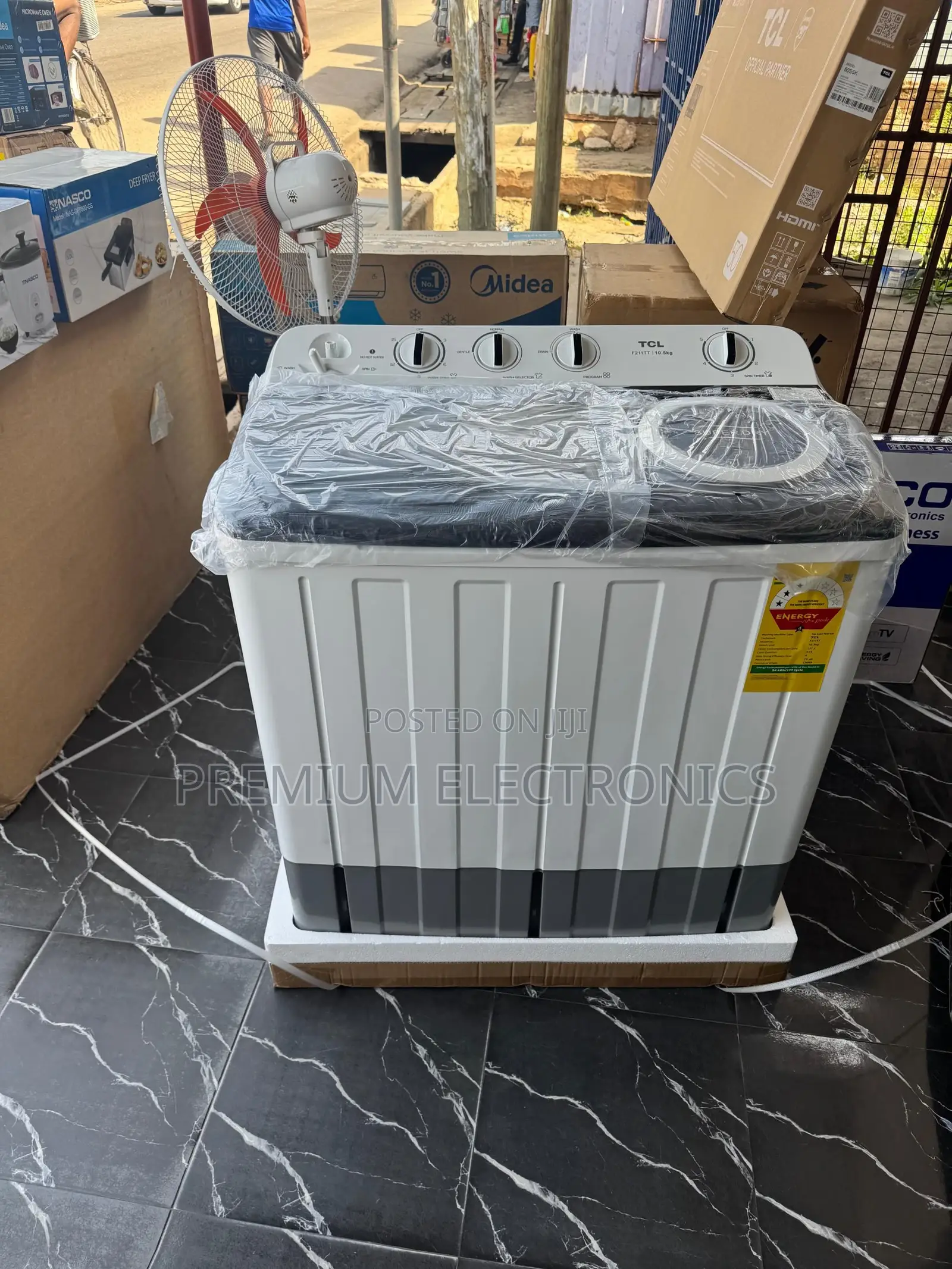 Tcl 10.5kg Twin Tub Washing Machine (F211tt)