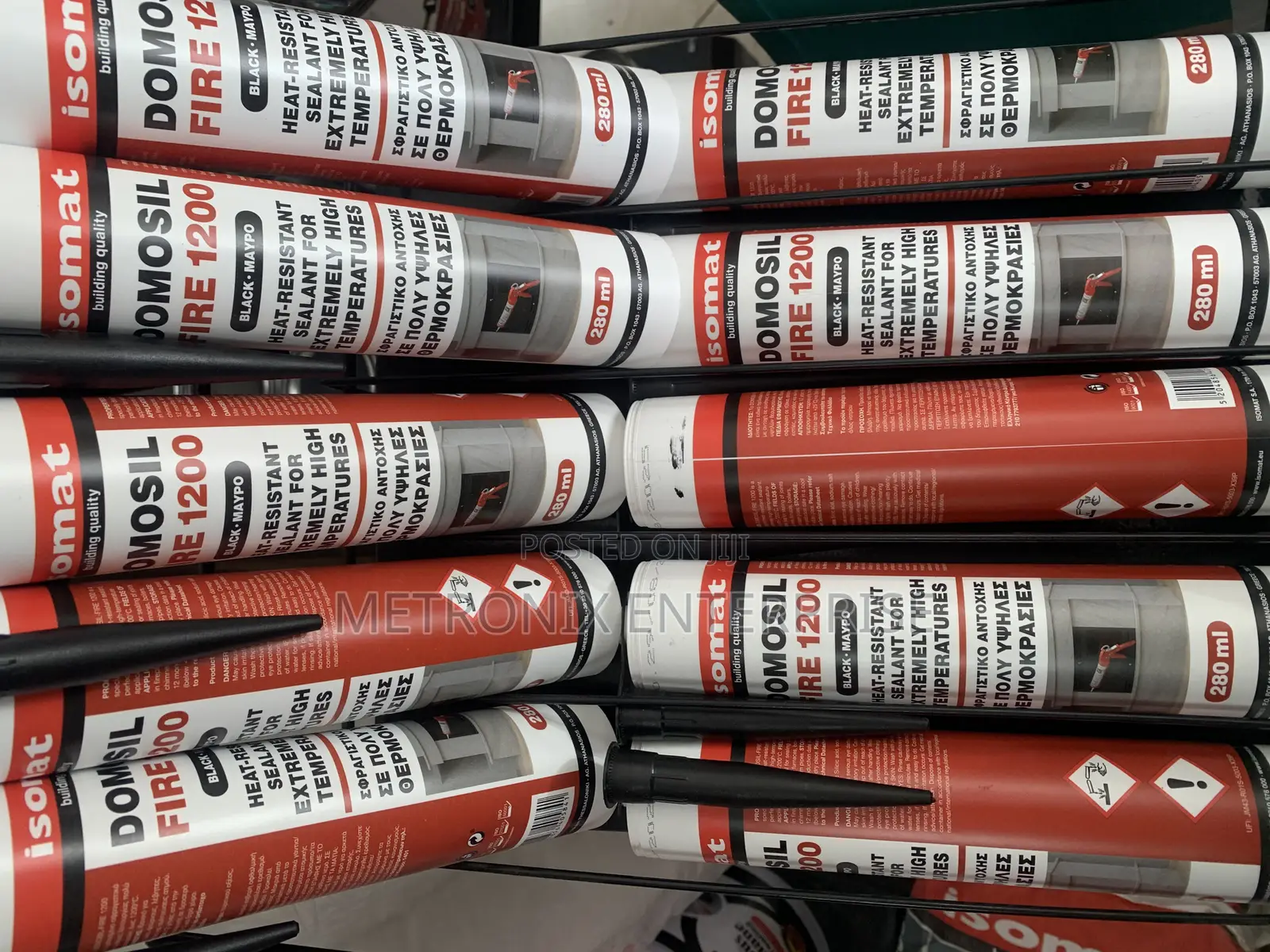 Heat Resistant Silicon Sealant,Domosil Fire 1200