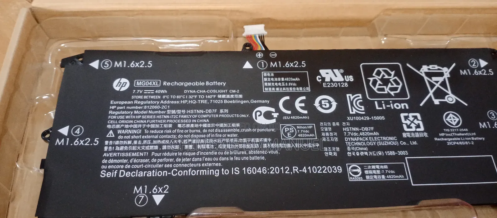 Hp Battery Mgo4 Original