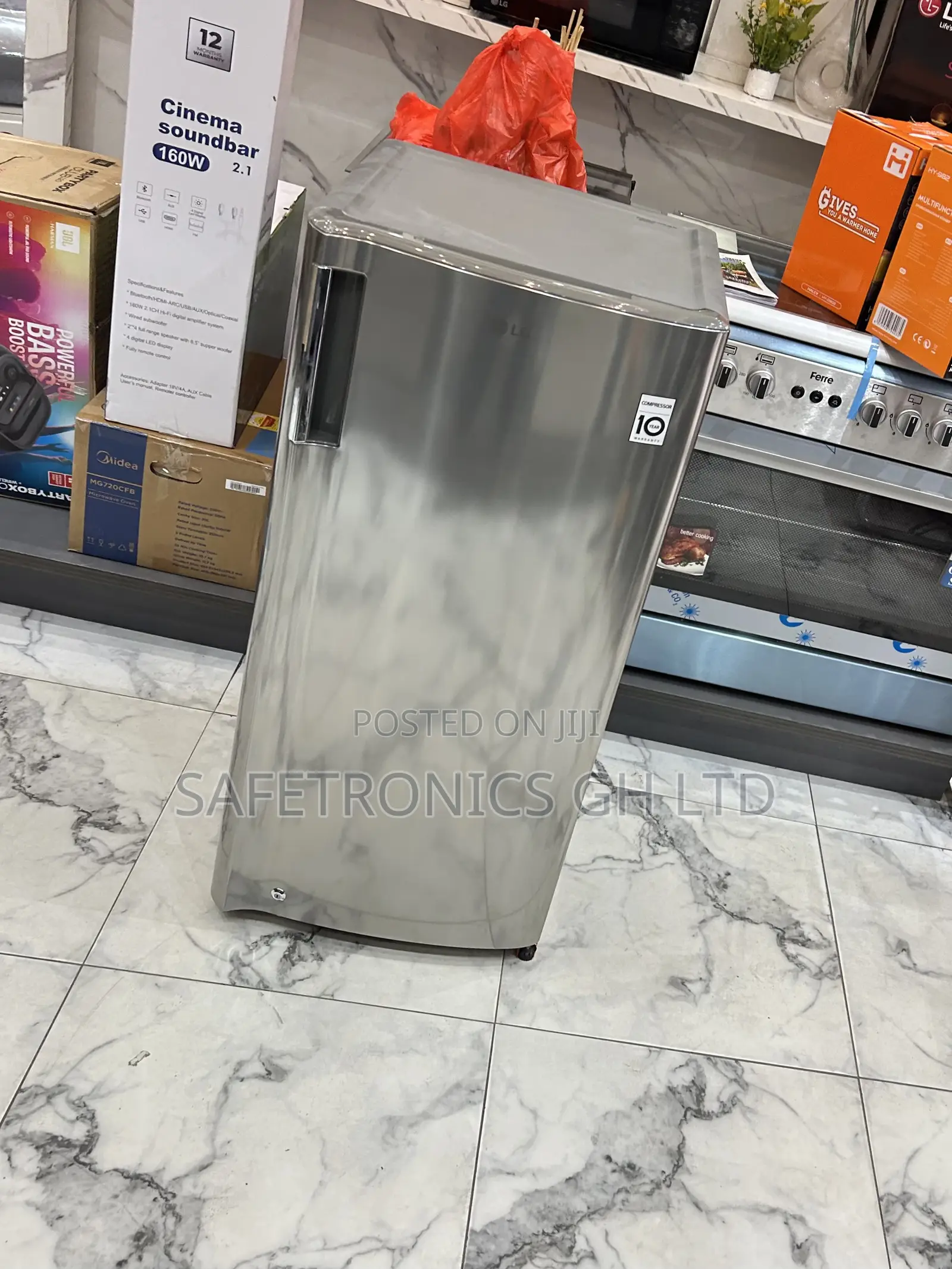 High Essential Lg Singledoor Grey 169 Liters Refrigerator