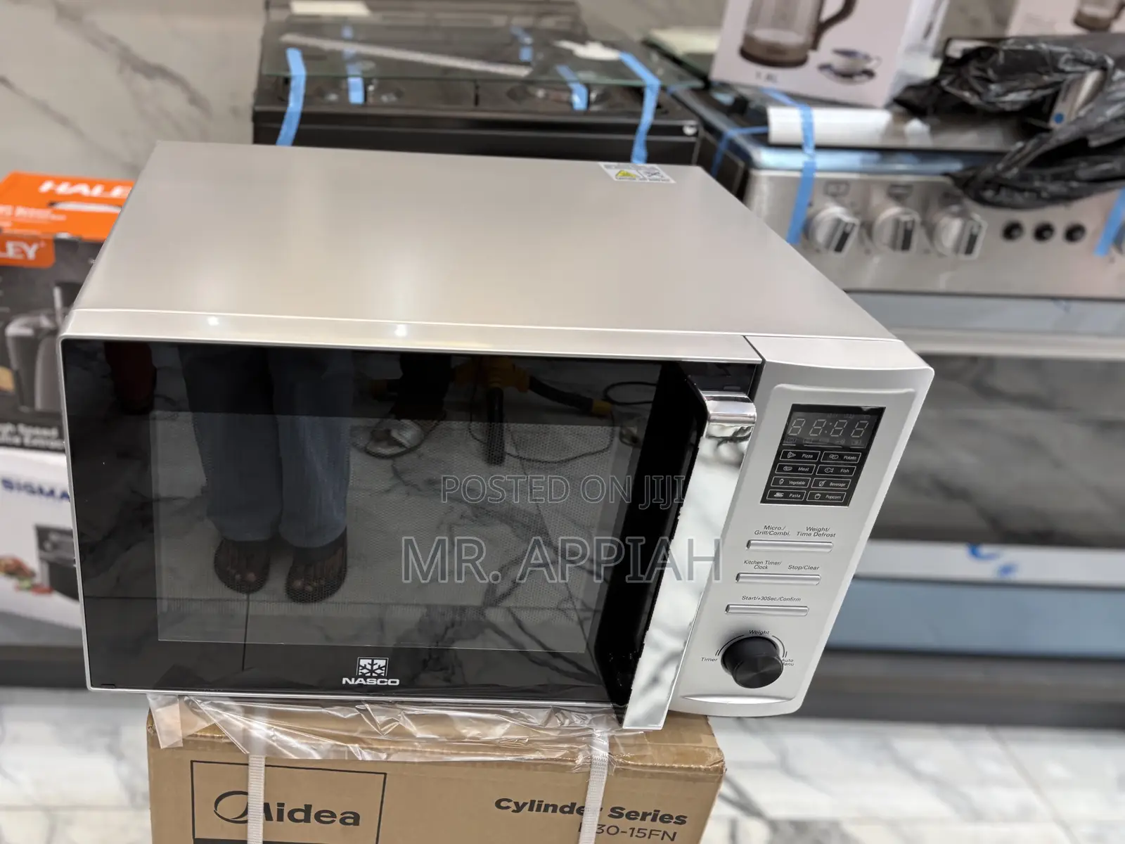 Affordable Nasco 36liters Electric Microwave(Gray)