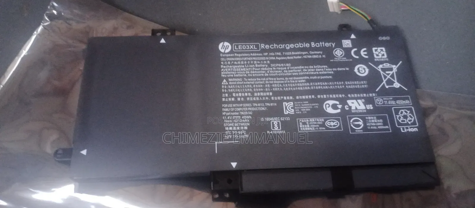 Hp Battery Leo3xl Original