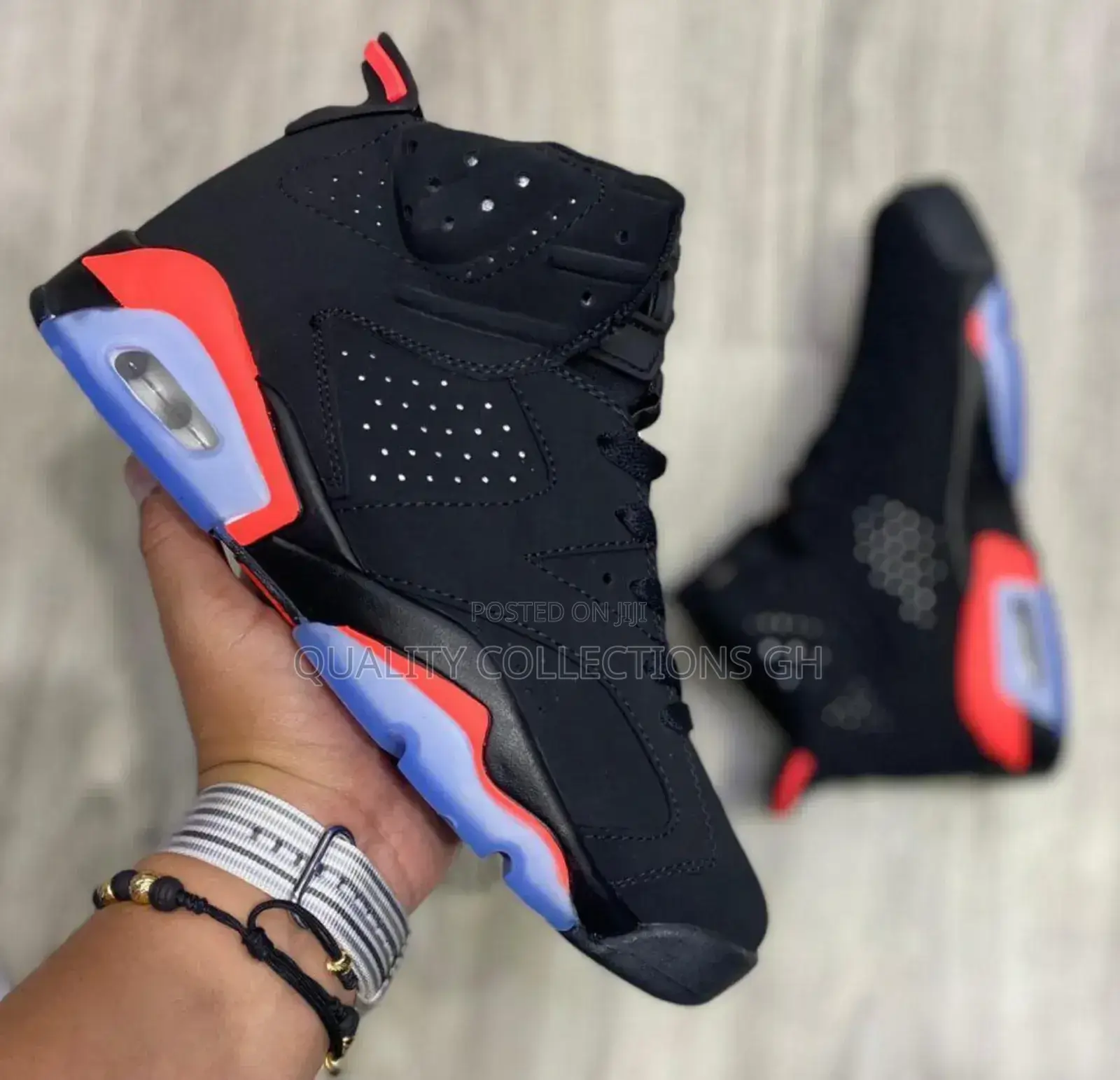 Air Jordan 6 Black and Red