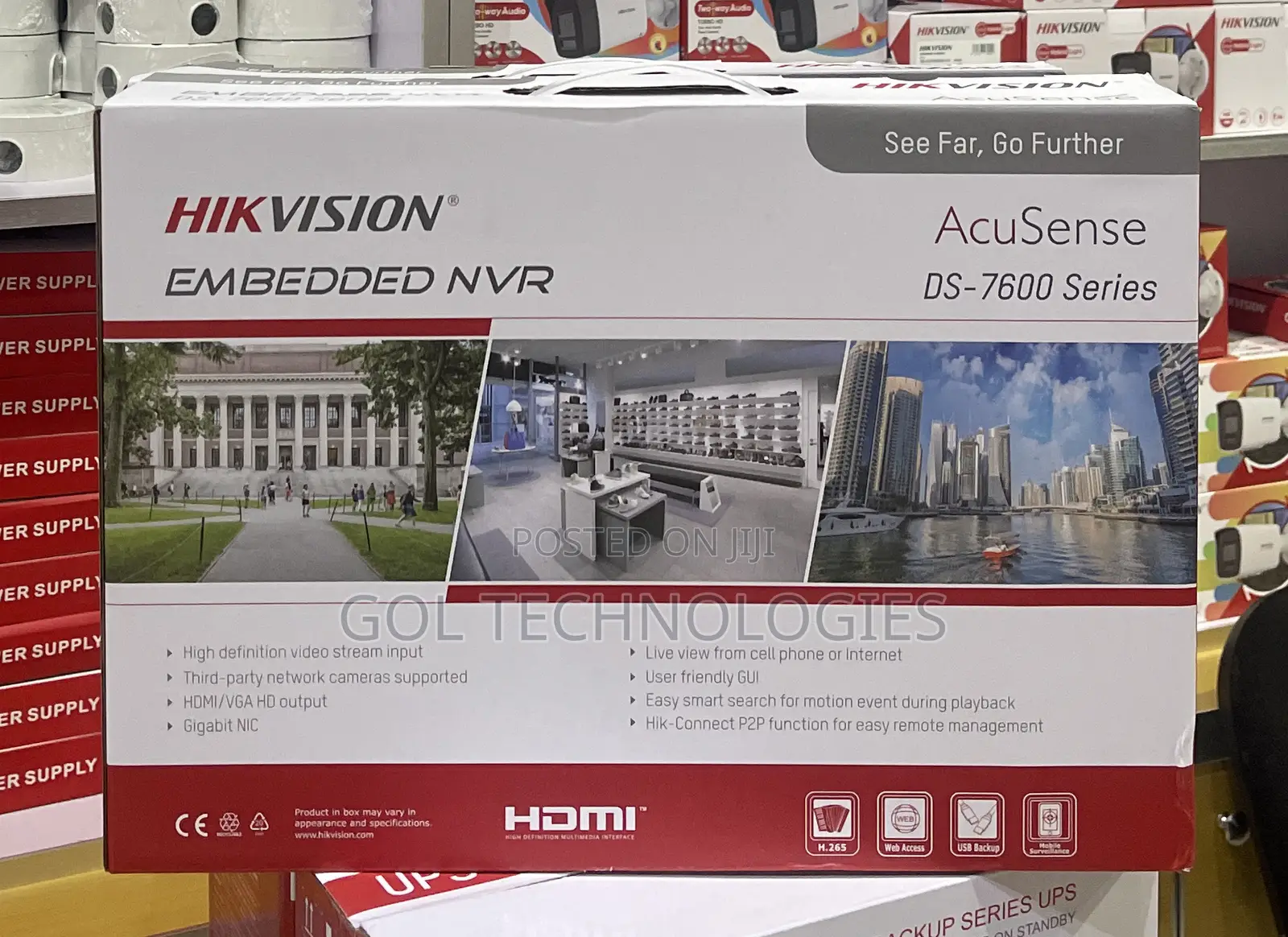 Hikvision 16ch None Poe NVR Ds-7600 Embedded NVR Ds-7616nxi- (D)