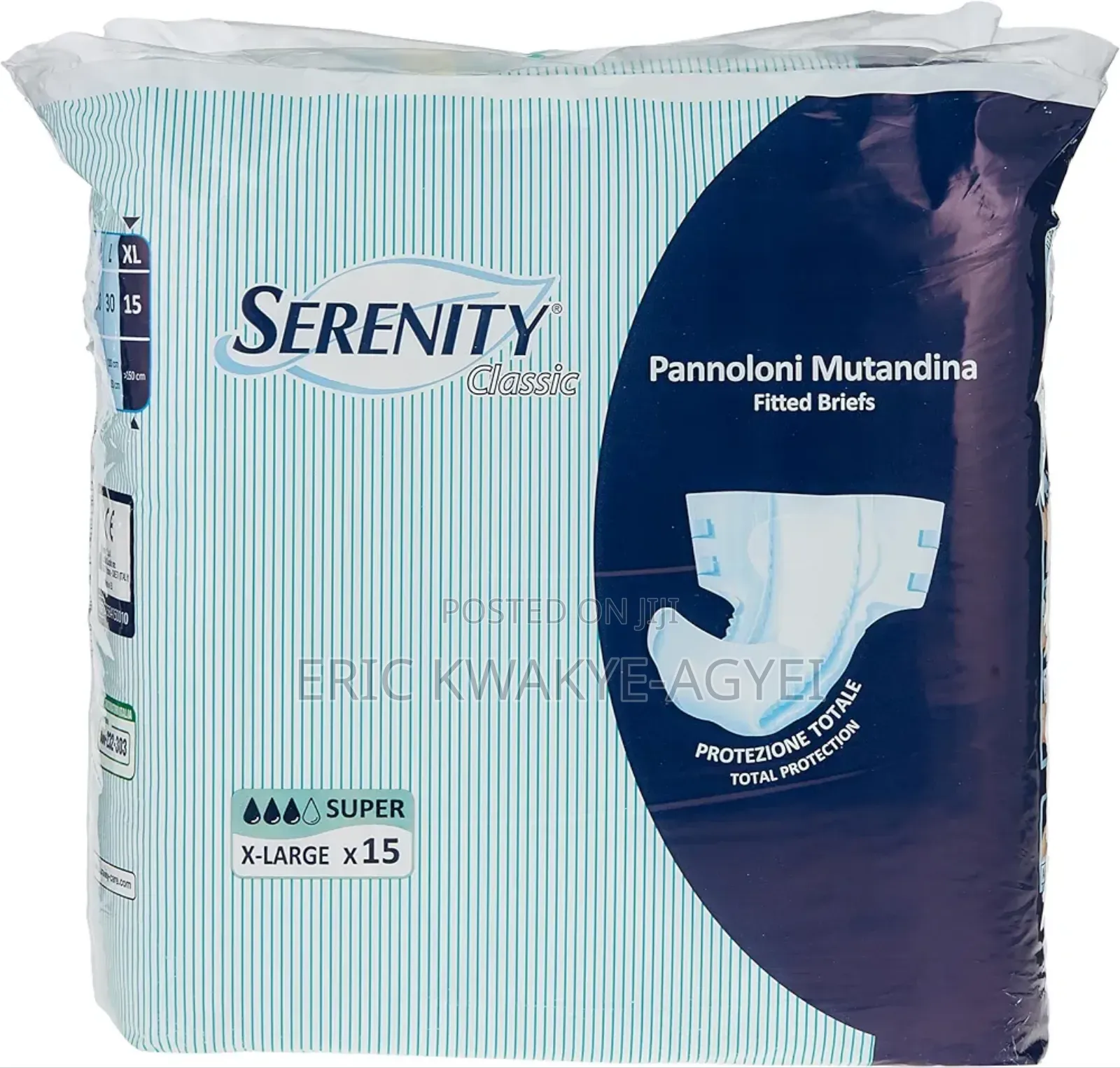 Serenity Adult Diapers Xl (15 PCS