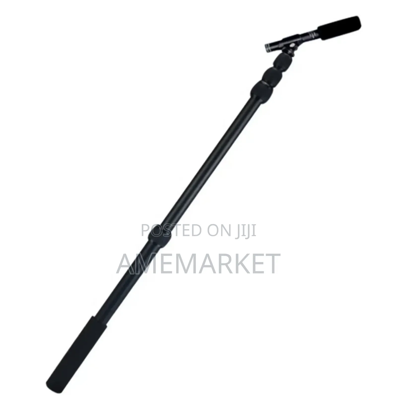 3.8meters Extendable Portable Handheld Boom Pole For Filming 3-section
