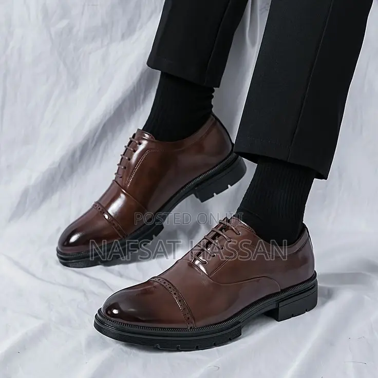 Cap Toe Oxford Men Shoes