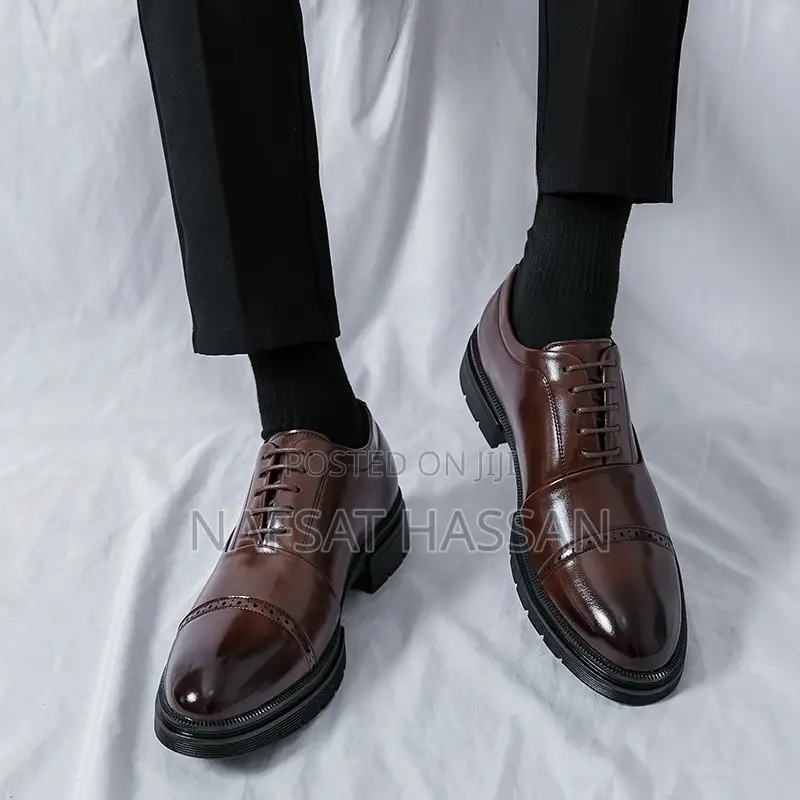 Cap Toe Oxford Men Shoes